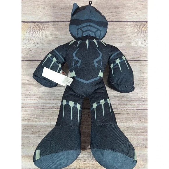 Marvel Plush Black Panther Stuffed Animal Toy Good Stuff Black Gray 13" 2018 - Picture 2 of 3